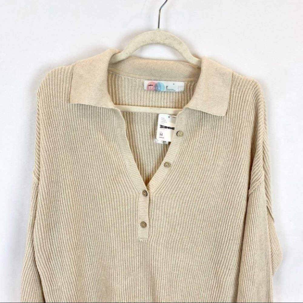 NWT Free People Picnic Sweater Romper NEUTRAL - Picture 7 of 11